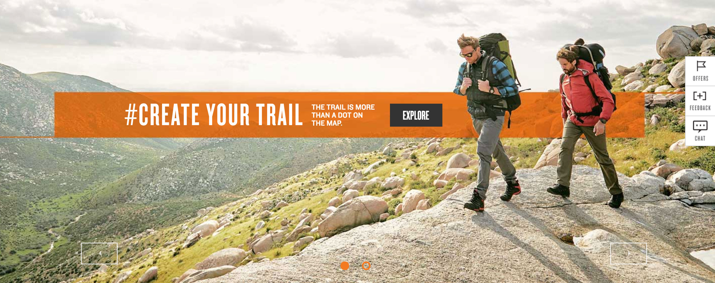 Merrell #createyourtrail Campaign shot by Andrew Maguire