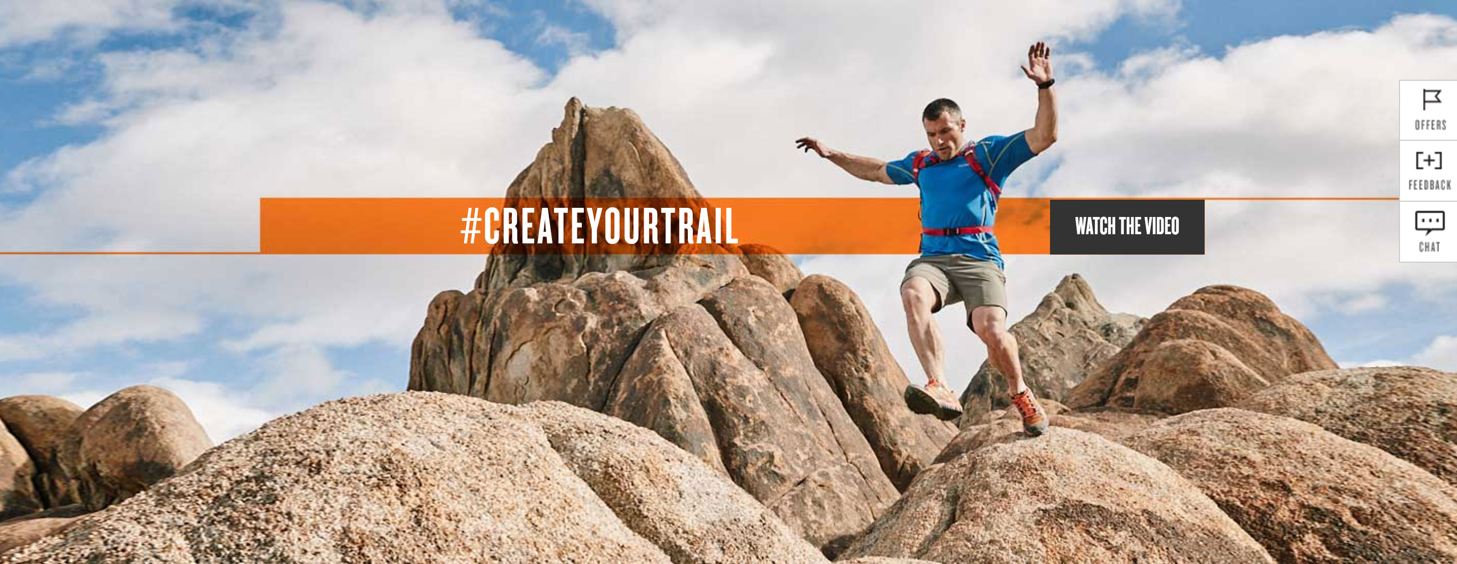Merrell #createyourtrail Campaign shot by Andrew Maguire