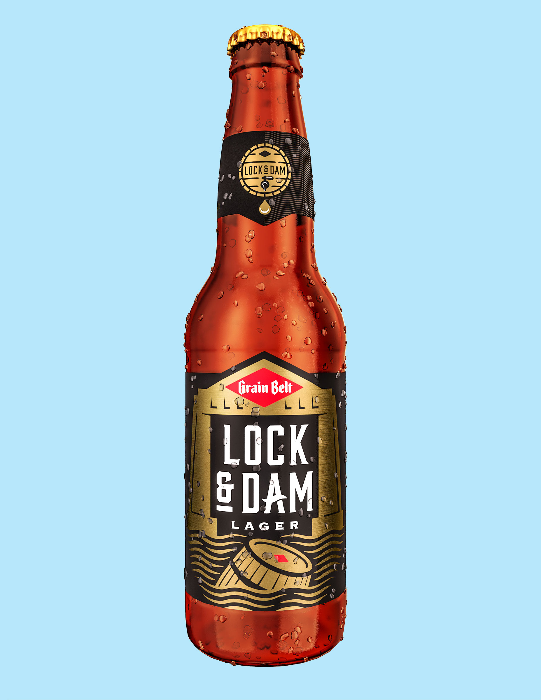 Grain Belt Lock & Dam Lager