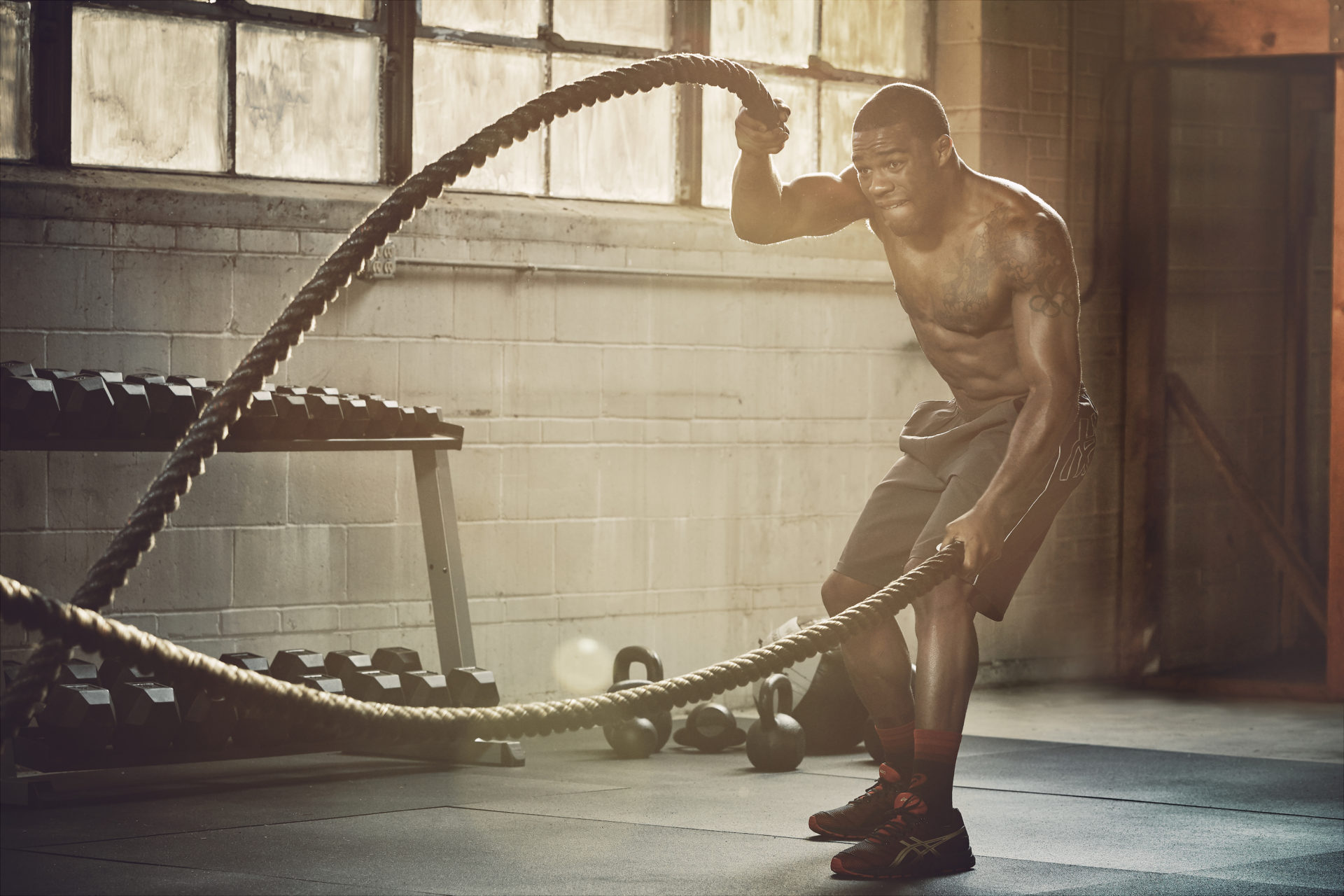 Jordan Burroughs for Asics shot by Michael Slosar