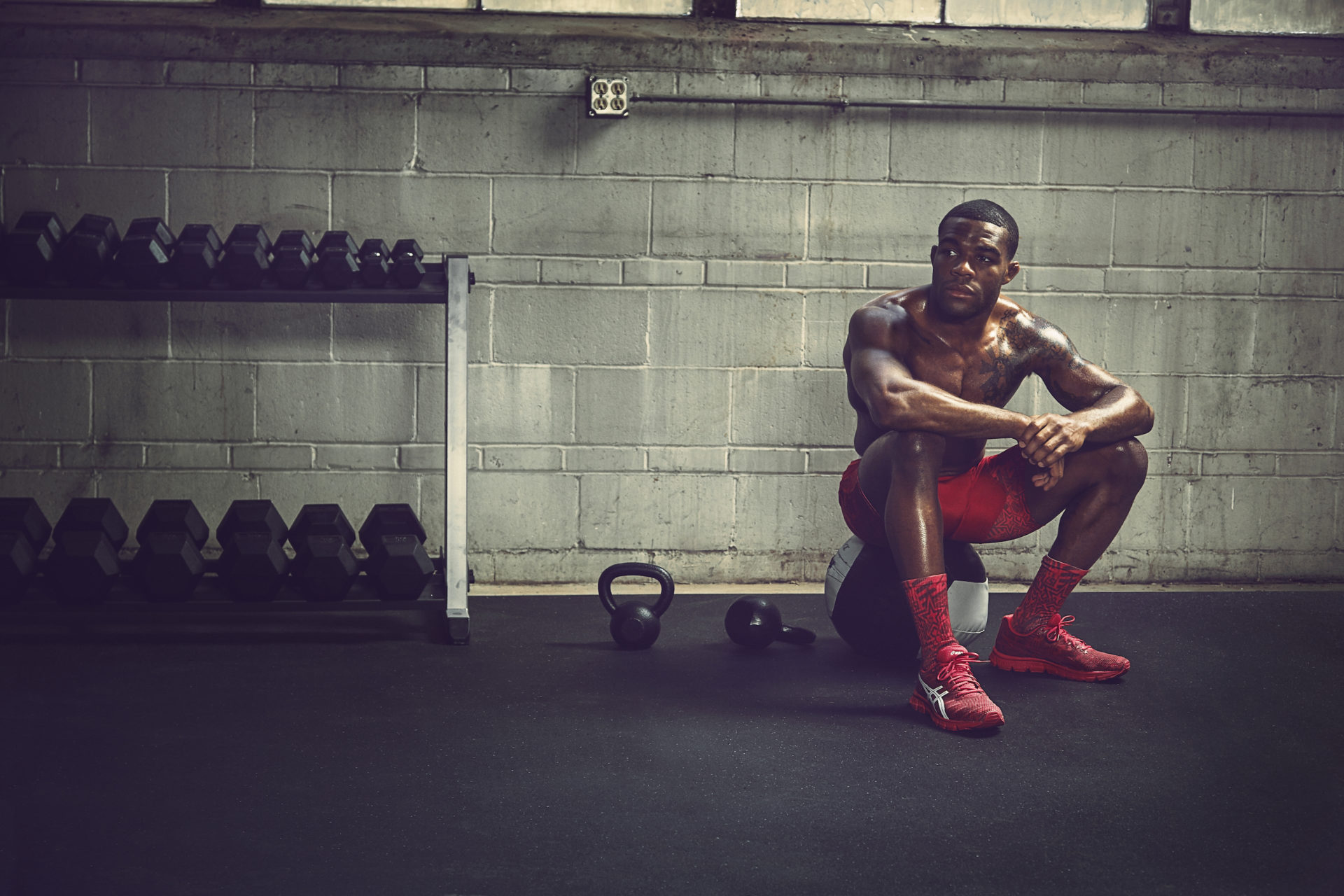 Jordan Burroughs for Asics shot by Michael Slosar