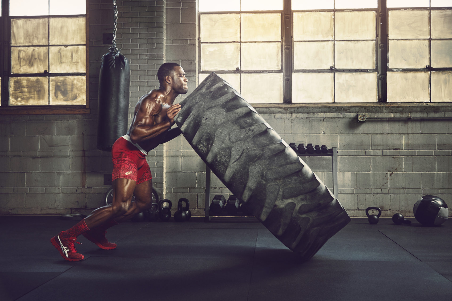 Jordan Burroughs for Asics shot by Michael Slosar